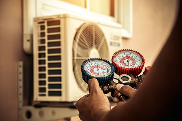 Professional Furnace Repair technician working in Lexington, OK
